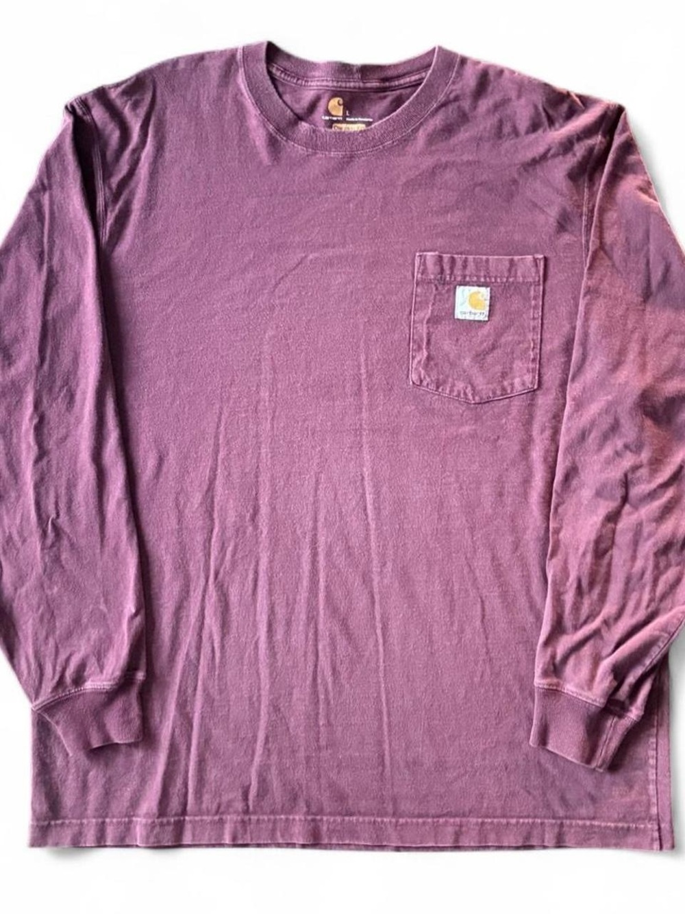 Vintage y2k Carhartt Long Sleeve Pocket Tee sz Large 24x29